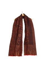 Zari Weave Floral Pashmina Shawl - The Pashm