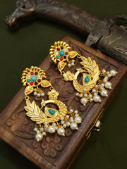 Vedanshi Peacock Earrings - The Pashm