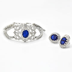 Zayna Blue Diamond Choker - The Pashm