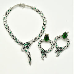Serpenti Convertible Snake Statement Necklace Set - The Pashm