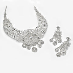Nimara Diamond Necklace Set - The Pashm