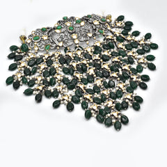 Aamiya Victorian Choker Necklace Set - The Pashm