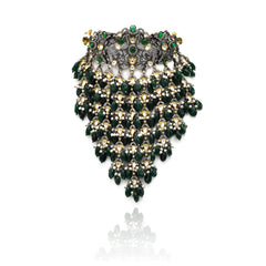 Aamiya Victorian Choker Necklace Set - The Pashm