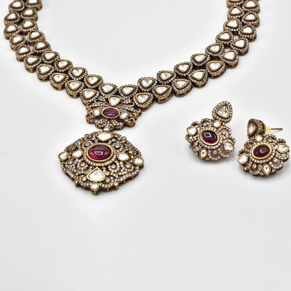Nasreen Victorian Necklace Set - The Pashm