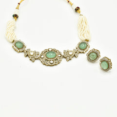 Kashvi Mint Choker - The Pashm