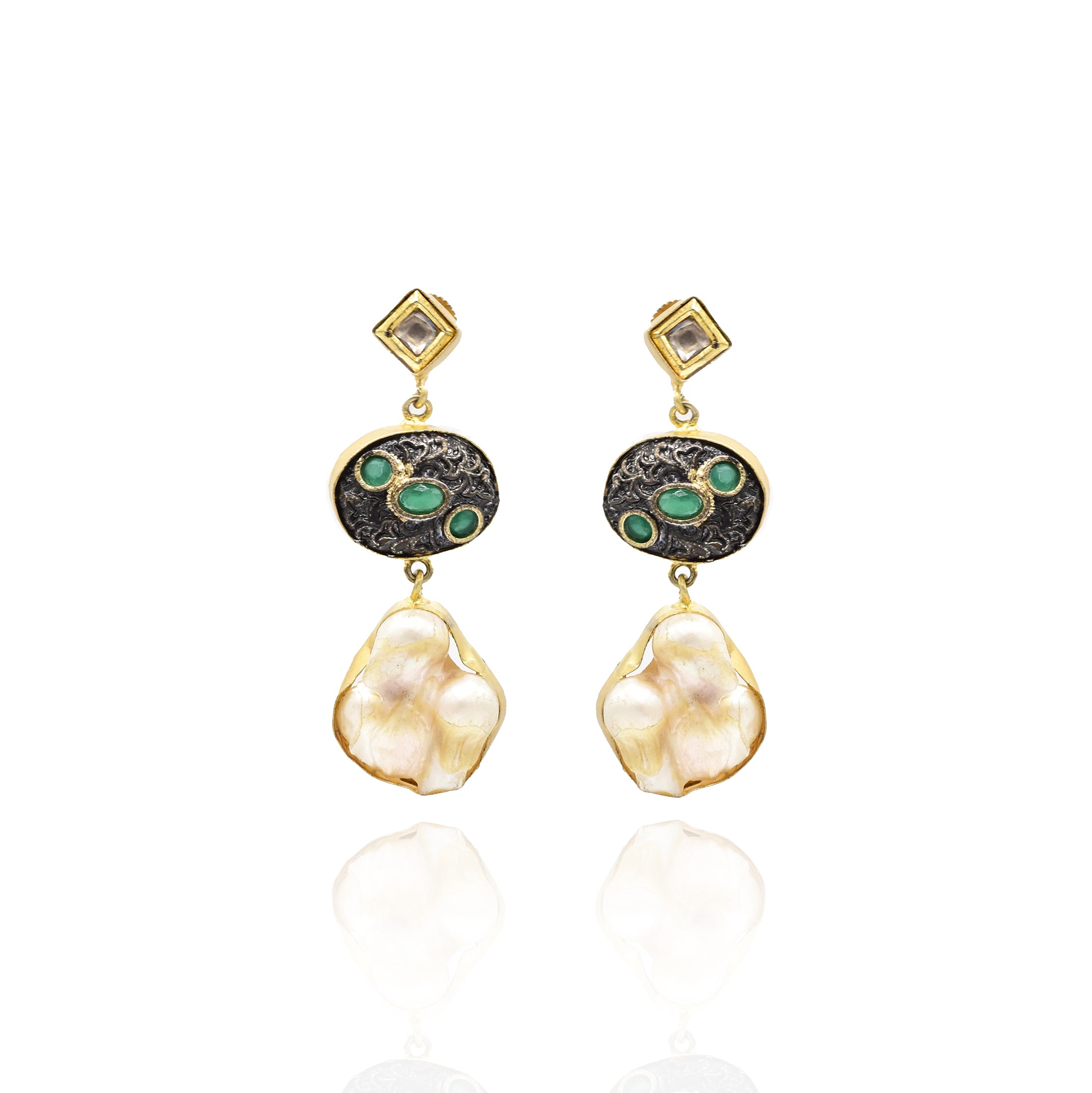 Kiona Baroque Earrings - The Pashm