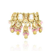 Naima Kundan Choker Set - Blush - The Pashm