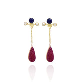 Erica Teardrop Druzy Earrings - The Pashm