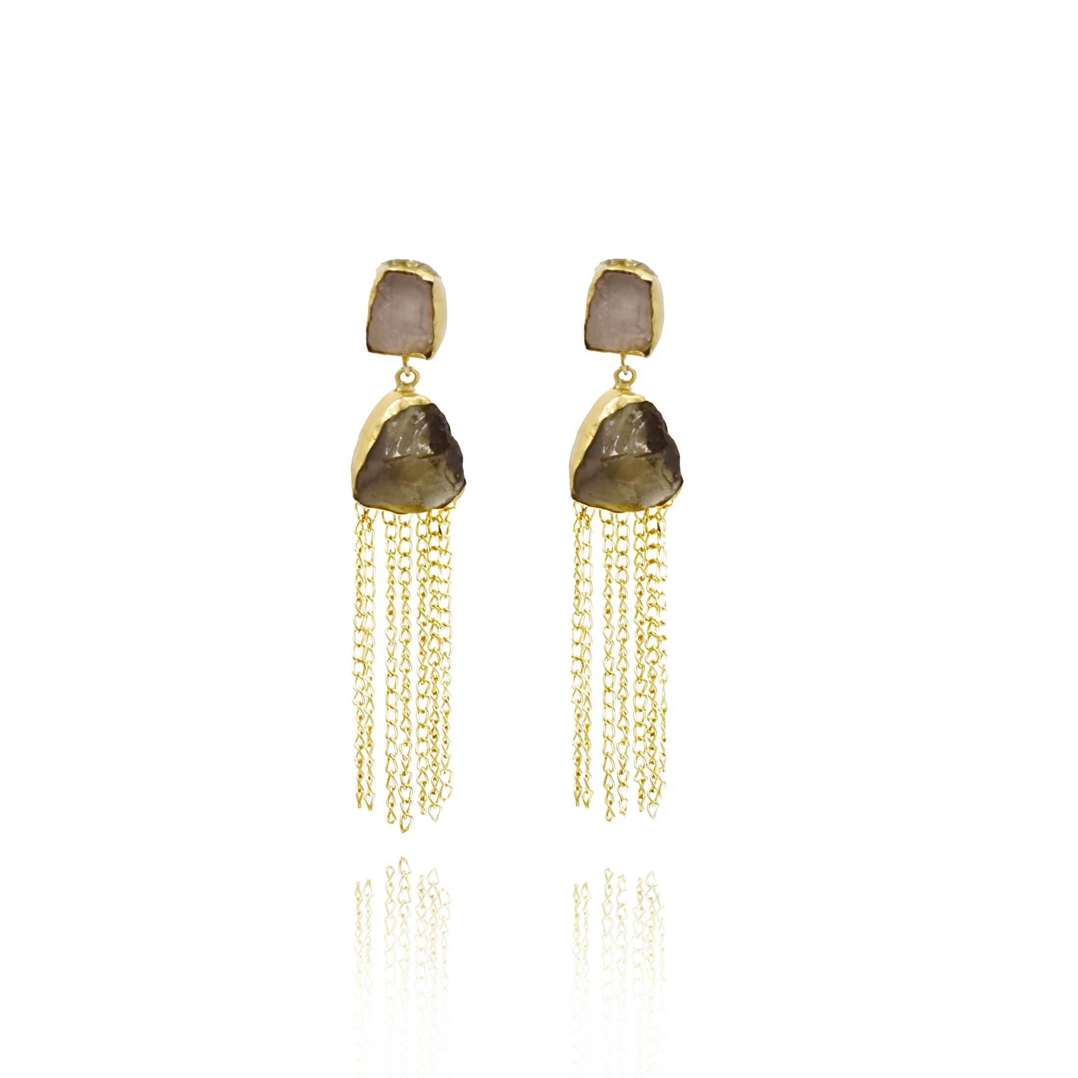 Deeza Resin Tassel Earrings - The Pashm
