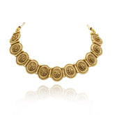Lakshmi Coin Temple Necklace Set - The Pashm