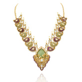 Aqiya Enamel Fusion Statement Necklace - The Pasm