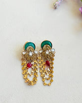 Ragini Layered Chain Statement Earrings - The Pashm
