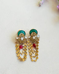 Ragini Layered Chain Statement Earrings - The Pashm