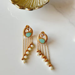 Takshika Tassel Bird Earrings - The Pashm