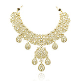 Roshanaara Polki Bridal Necklace with Statement Pendant - The Pashm