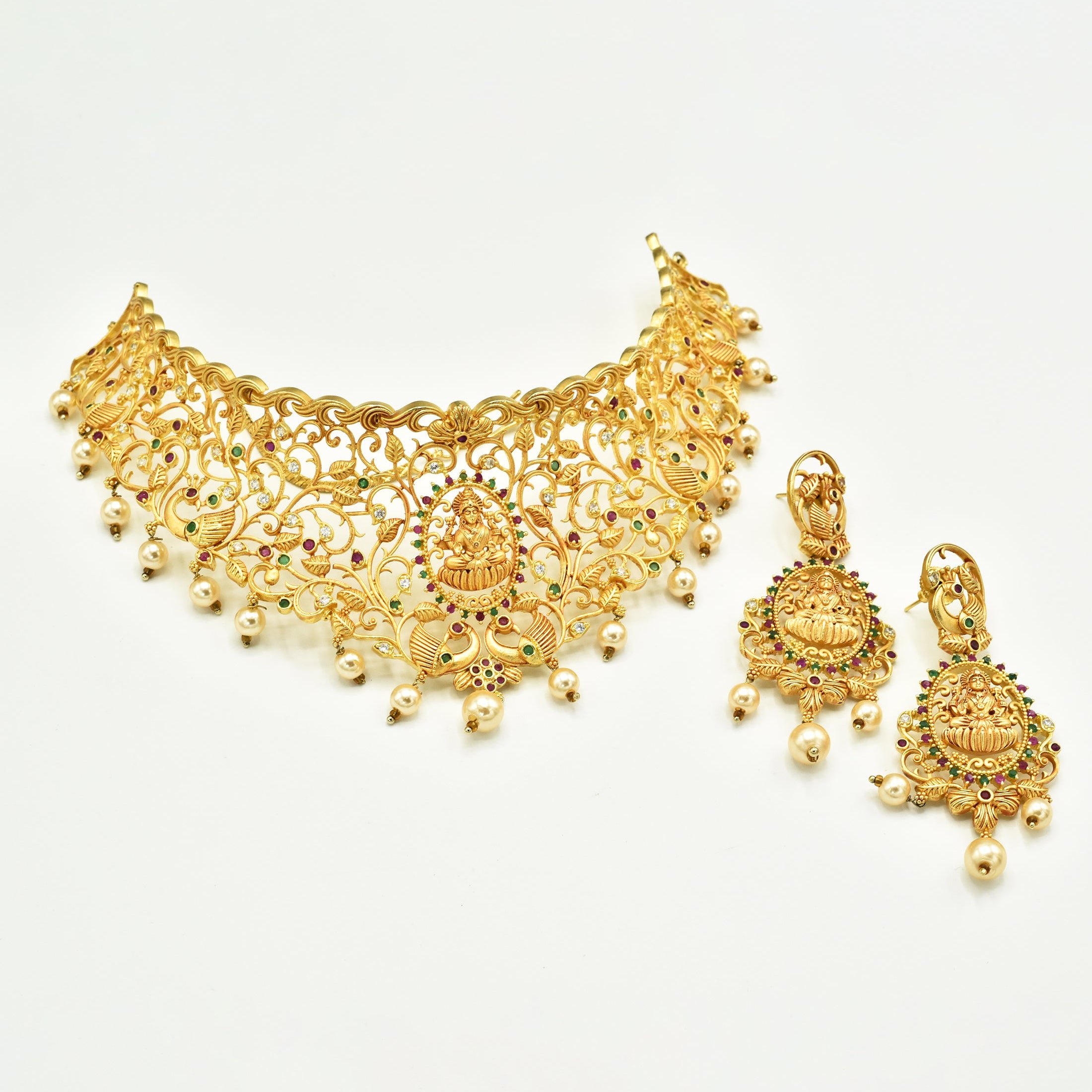 Lakshmi Gold Plated Choker - The Pashm