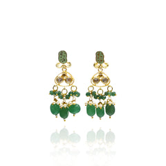 Farheen Polki Choker Set Mint - The Pashm