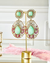 Madri Flower Studded Earrings - The Pashm