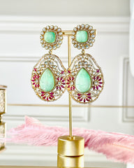 Madri Flower Studded Earrings - The Pashm
