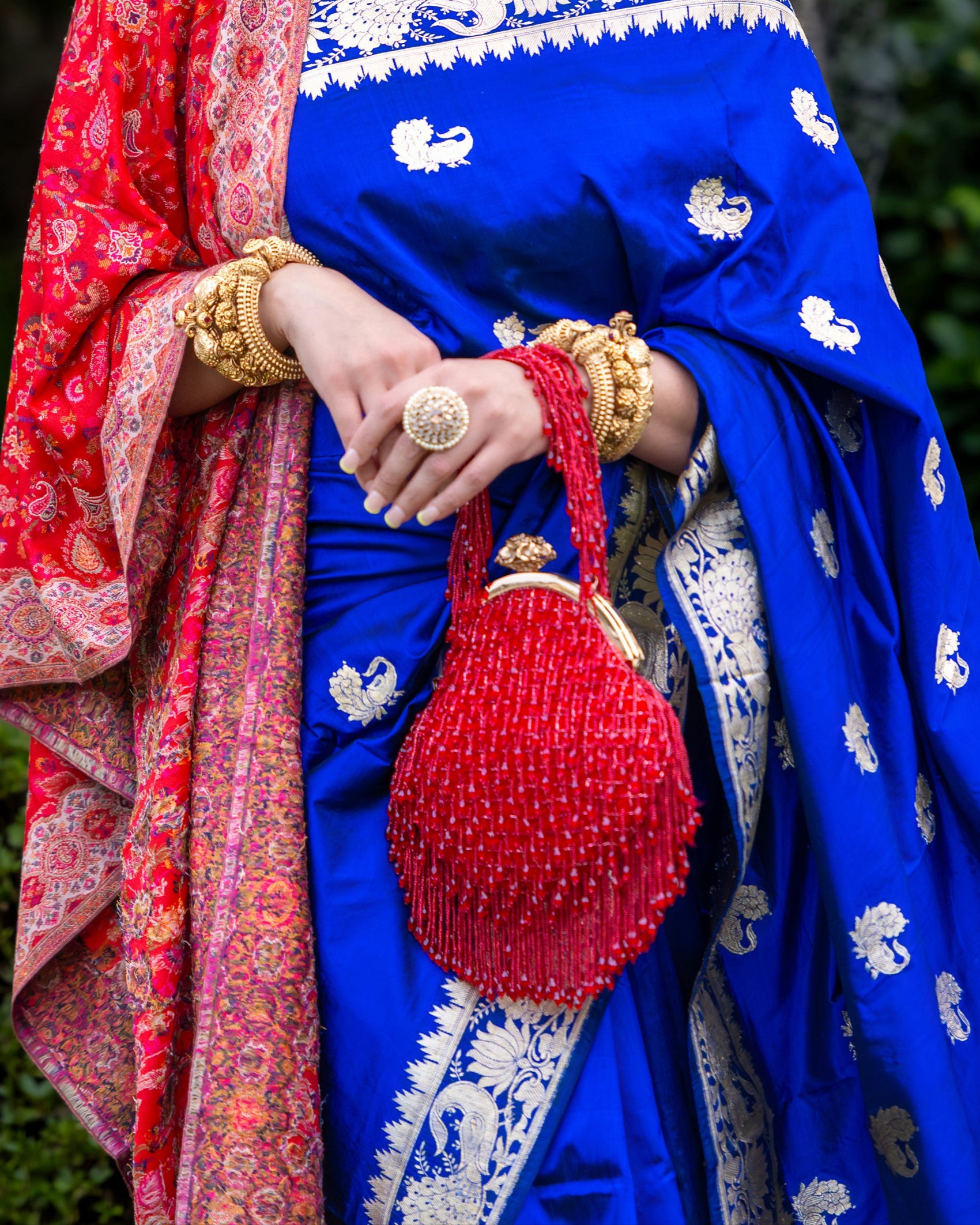 Red Sequin Bag - The Pashm