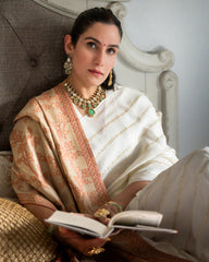 Mrinal Green Studded Necklace Set