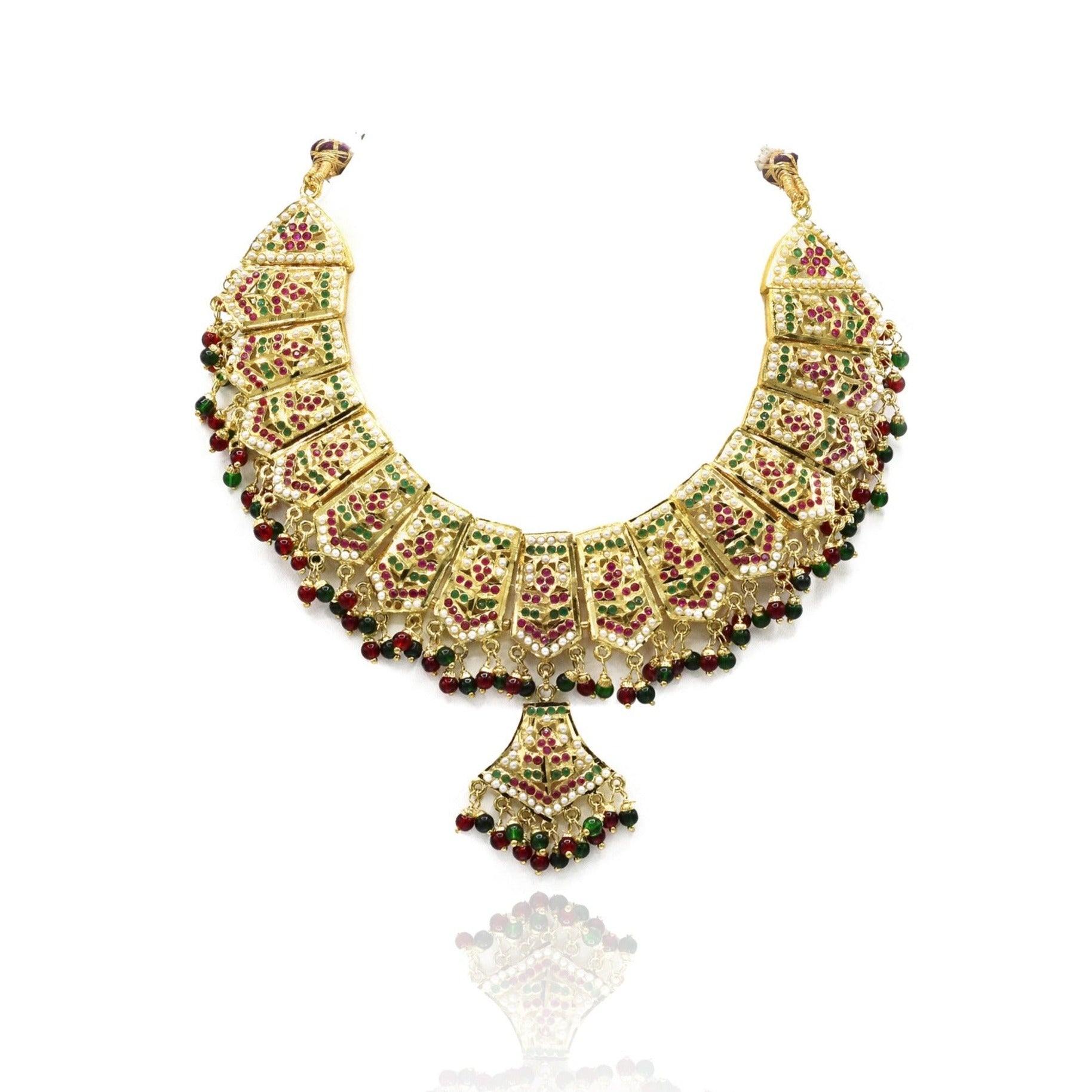 Alzeena Jadau Necklace Set - The Pashm
