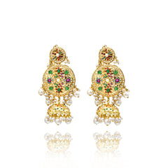 Mubashra Jadau Multicolor Patri Rani Haar - The Pashm