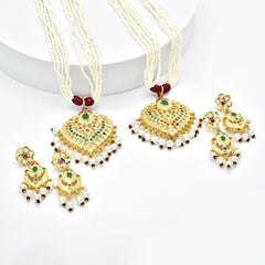 Fauzia Jadau Pendant Set - The Pashm
