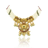 Arham Gold Swan Necklace Set - The Pashm