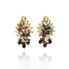 Jahnvi Multicolored Kundan Set - The Pashm
