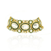 Indira Oval Kundan Choker - The Pashm