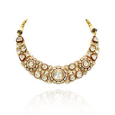 Saanvi Moissanite Enamel Polki Set - The Pashm