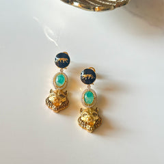 Kendall Lion Earrings- The Pashm