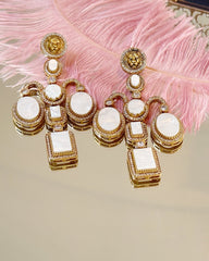 Vianna Lion Stone Studded Earrings - The Pashm