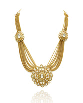 Nima Multi Chain Kundan Pendant Set - The Pashm