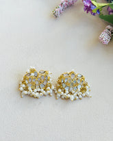 Sharya Mother of Pearl Pearl Stud Earrings - The Pashm