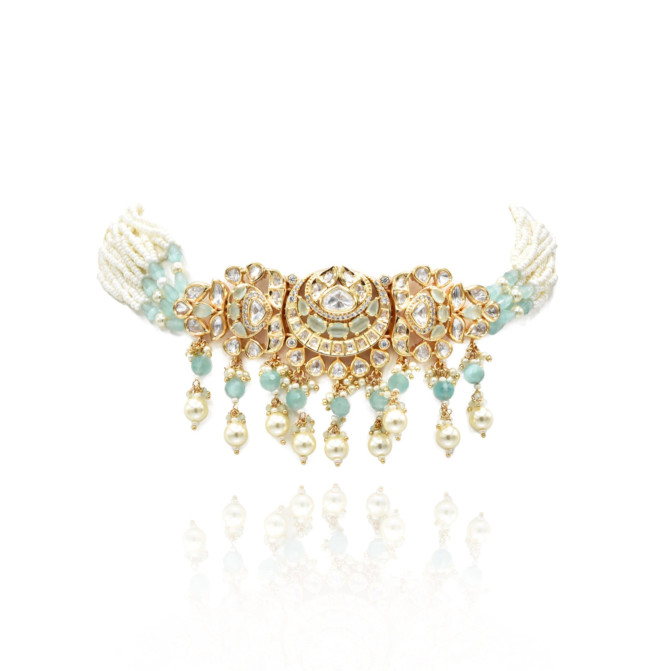 Salma Polki Chand Choker - The Pashm
