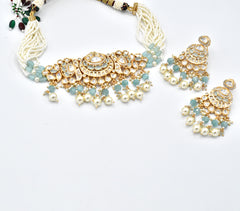 Salma Polki Chand Choker - The Pashm