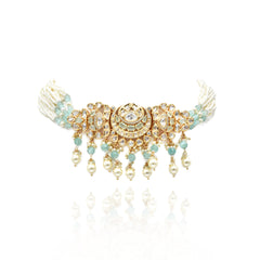 Salma Polki Chand Choker - The Pashm