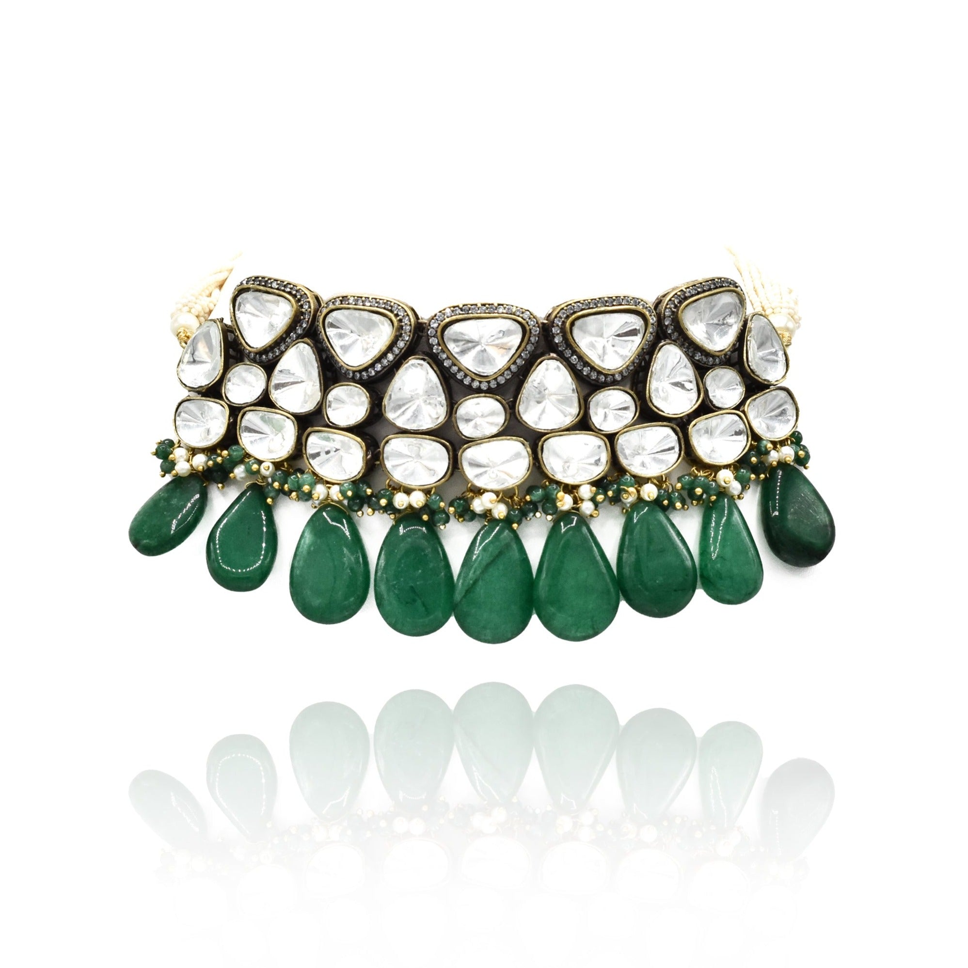 Gunjj Moissanite Choker - The Pashm