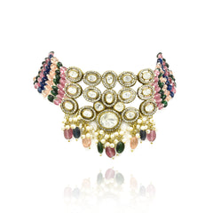 Nazia Antique Beaded Choker - The Pashm