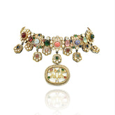 Zuena Multicolor Stone Fusion Choker - The Pashm
