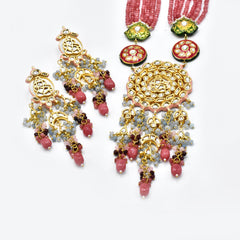 Parin Kundan Lac Necklace Set - The Pashm
