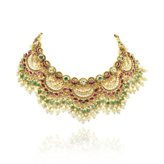 Tejaswi Pachi Kundan Haar set - The Pashm