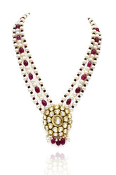 Jyoti Kundan Pearl Necklace Set - The Pashm
