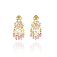 Laila Pink Kundan Polki Choker Set - The Pashm