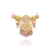 Laila Pink Kundan Polki Choker Set - The Pashm