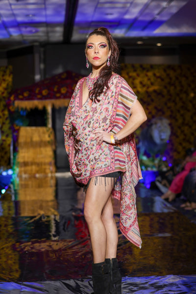 Kaani Pashmina Wool Shawl Pink - The Pashm
