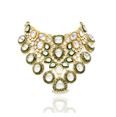 Rani Uncut Kundan Choker Set - The Pashm