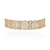 Nima Rose Gold Circular Statement Choker - The Pashm